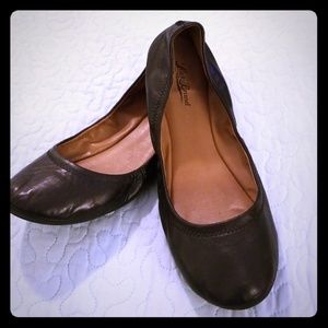 Excellent Emme Lucky Brand Black Flats sz 11
